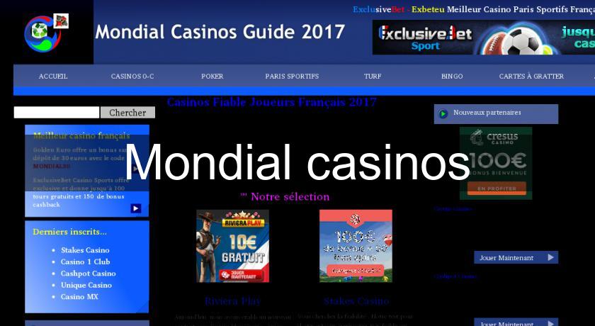 Mondial casinos Mondial casinos