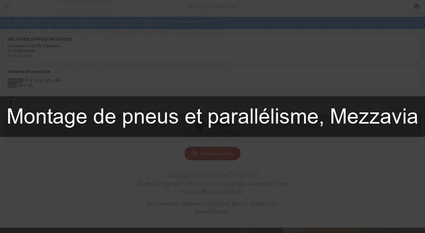 Montage de pneus et parallélisme, Mezzavia Montage de pneus et parallélisme, Mezzavia