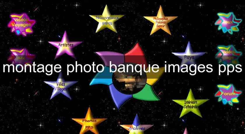 montage photo banque images pps