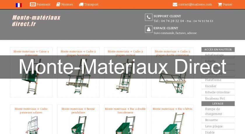 Monte-Materiaux Direct Monte-Materiaux Direct