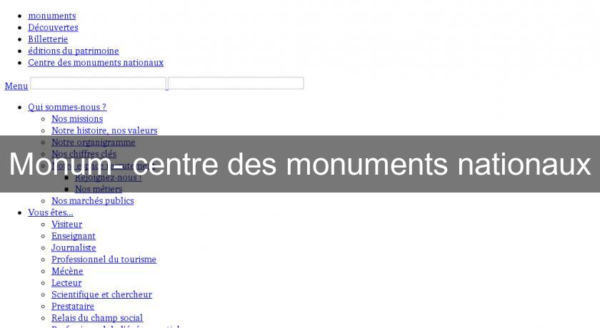 Monum- centre des monuments nationaux