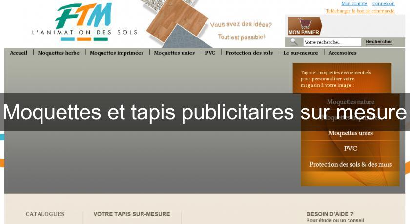 Moquettes et tapis publicitaires sur mesure