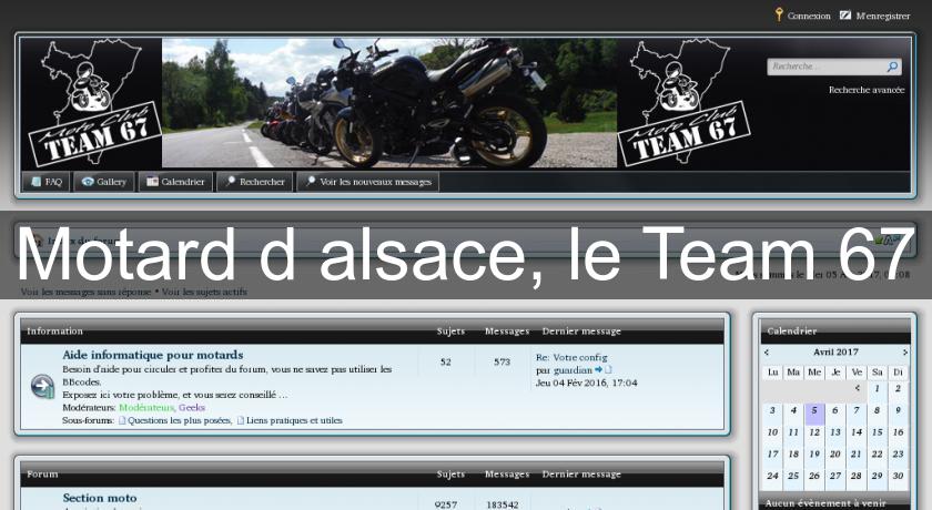 Motard d'alsace, le Team 67