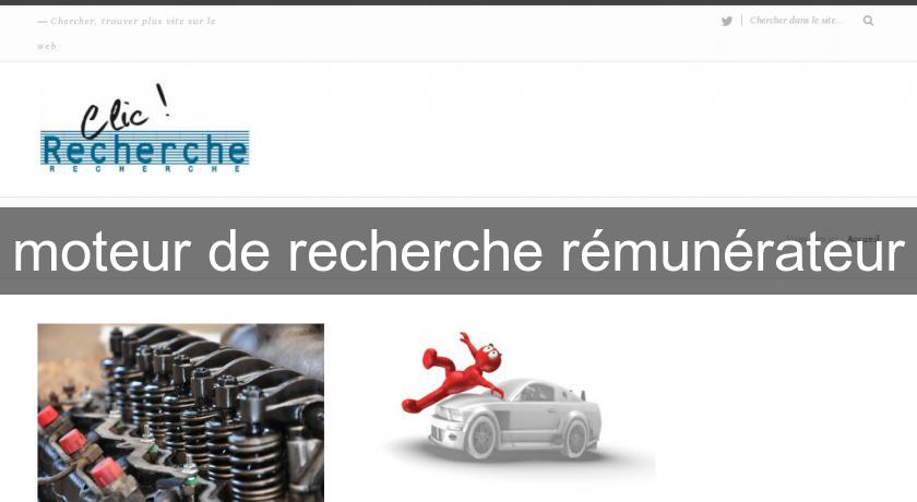 moteur de recherche rémunérateur