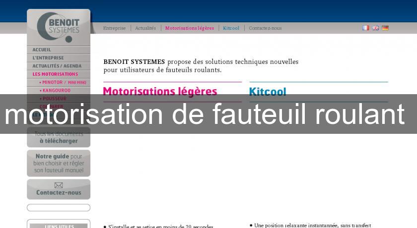 motorisation de fauteuil roulant motorisation de fauteuil roulant