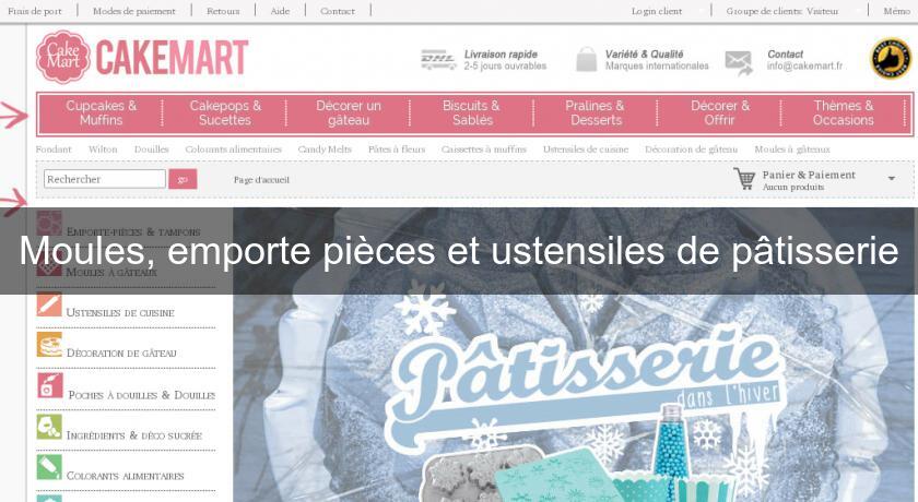 Moules, emporte pièces et ustensiles de pâtisserie Moules, emporte pièces et ustensiles de pâtisserie