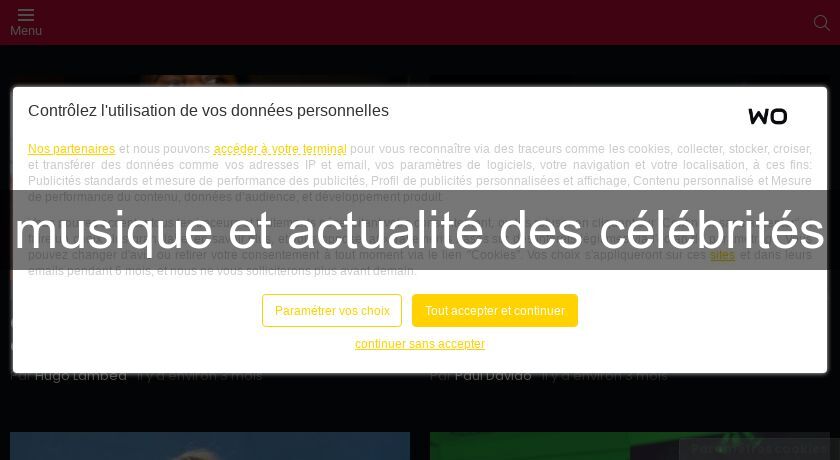 musique et actualité des célébrités musique et actualité des célébrités