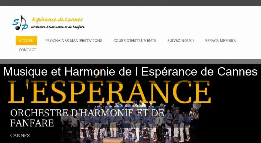 Musique et Harmonie de l'Espérance de Cannes
