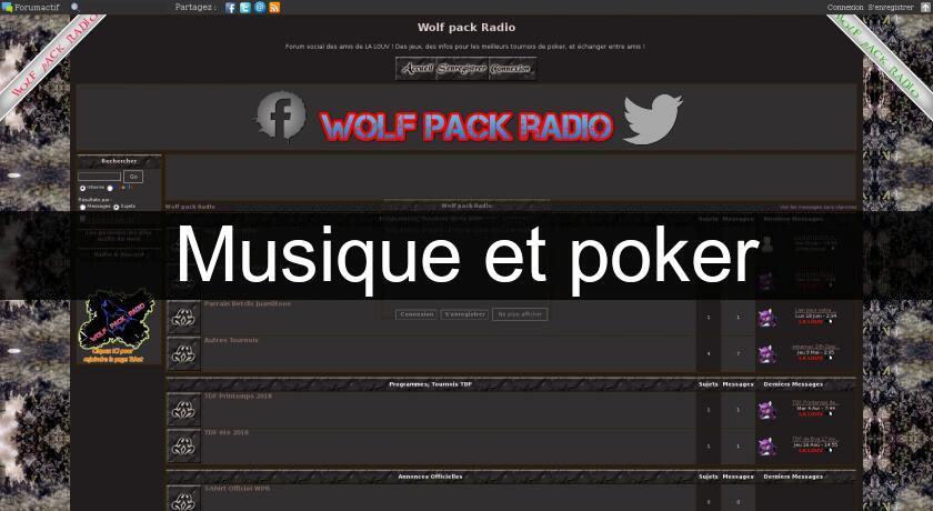Musique et poker Musique et poker