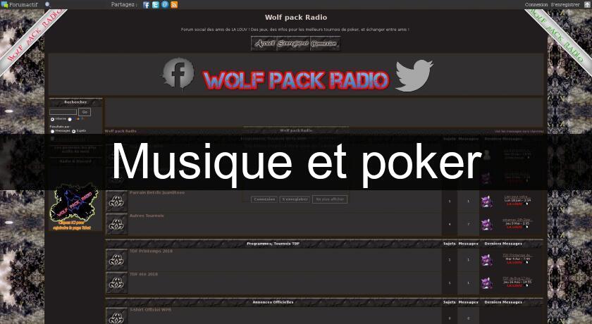 Musique et poker