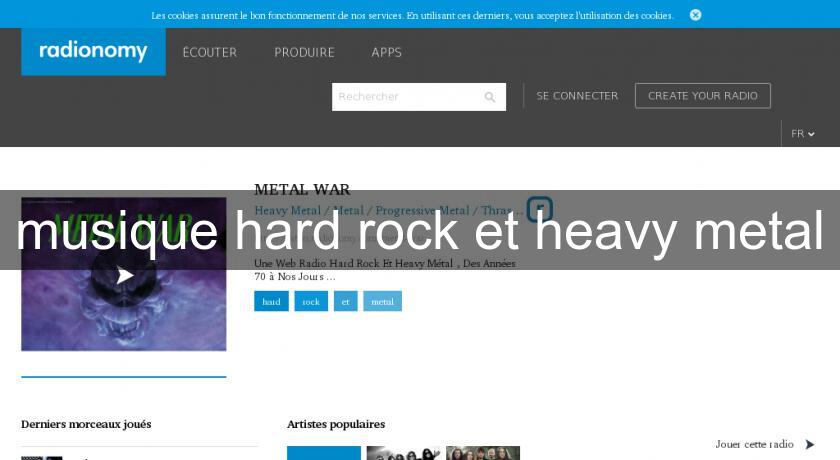 musique hard rock et heavy metal