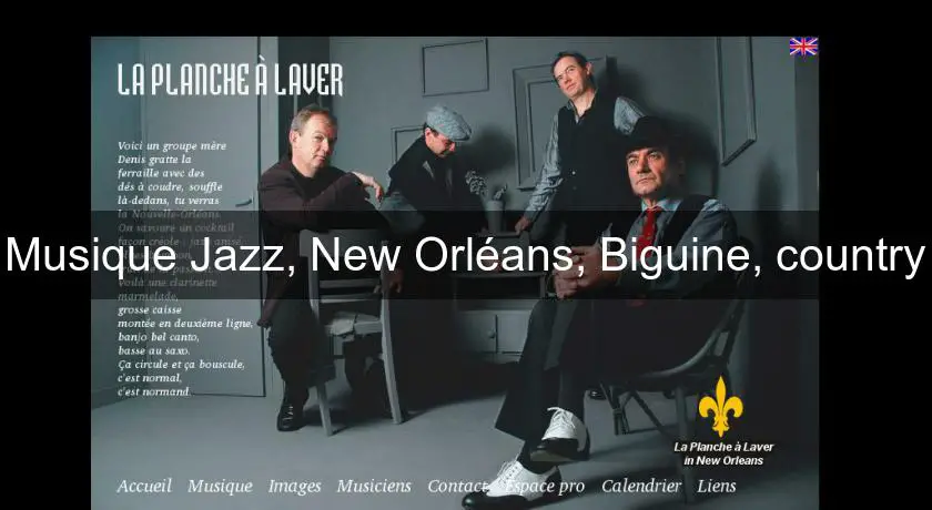Musique Jazz, New Orléans, Biguine, country