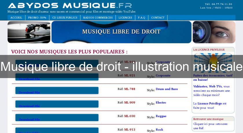 Musique libre de droit - illustration musicale