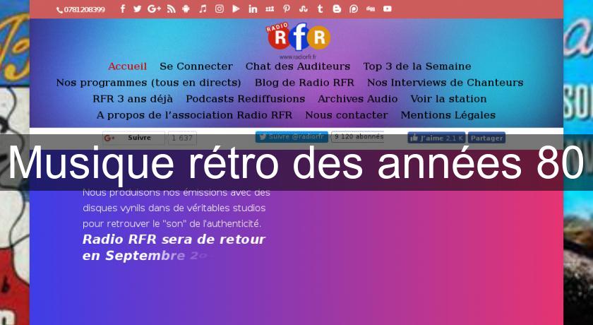 Musique rétro des années 80