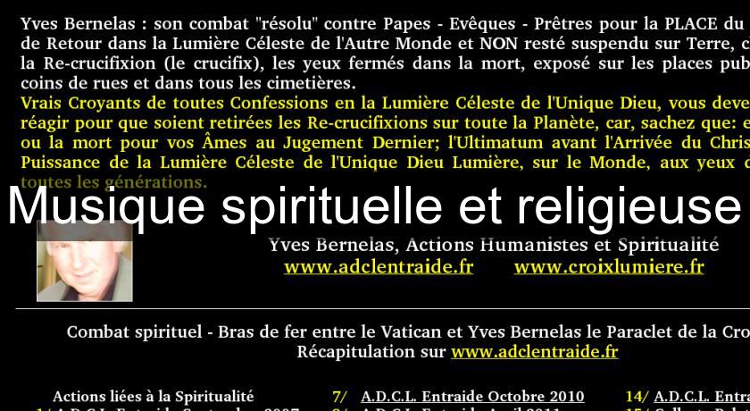 Musique spirituelle et religieuse