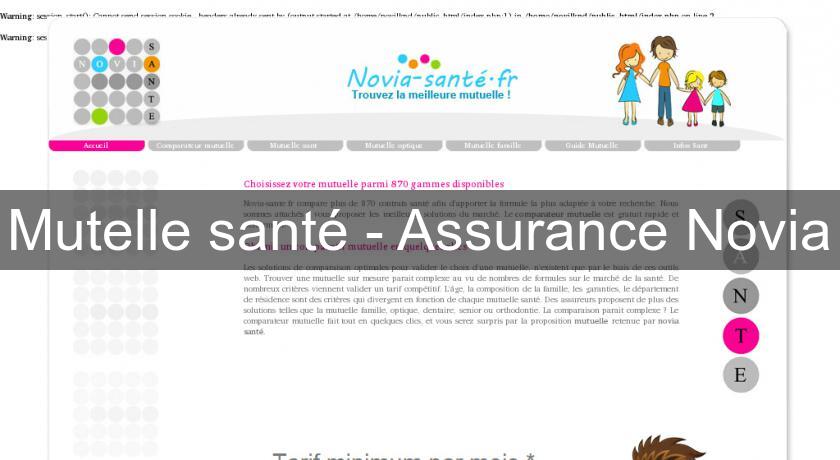 Mutelle santé - Assurance Novia Mutelle santé - Assurance Novia