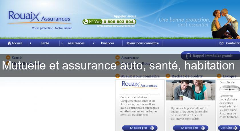 Mutuelle et assurance auto, santé, habitation Mutuelle et assurance auto, santé, habitation