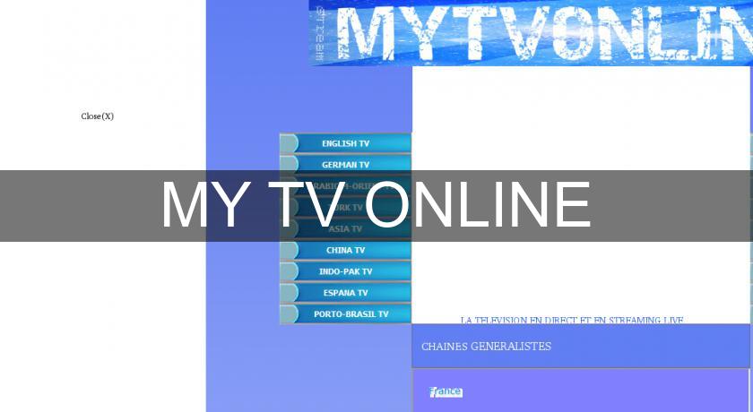 MY TV ONLINE MY TV ONLINE