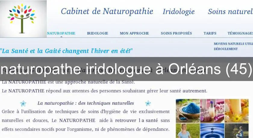naturopathe iridologue à Orléans (45)