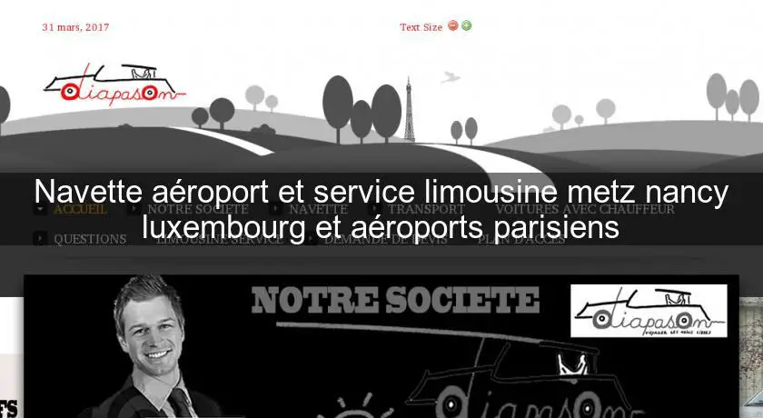 Navette aéroport et service limousine metz nancy luxembourg et aéroports parisiens