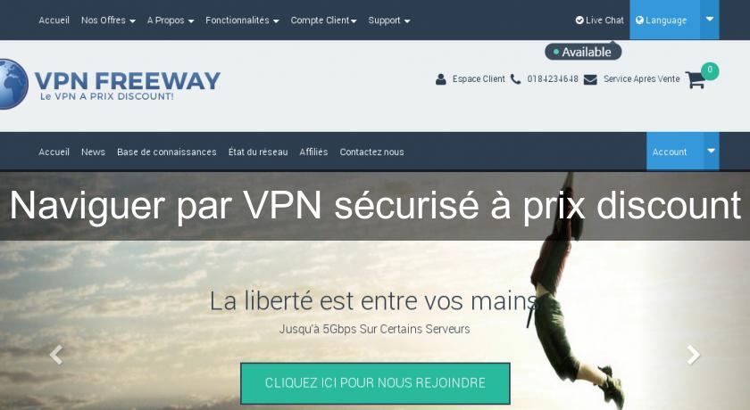 Naviguer par VPN sécurisé à prix discount Naviguer par VPN sécurisé à prix discount