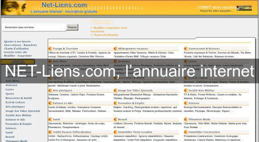 NET-Liens.com, l’annuaire internet