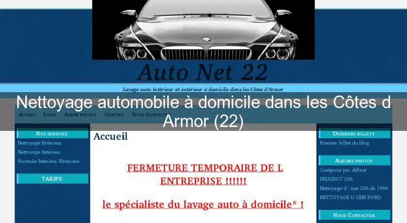 Nettoyage automobile à domicile dans les Côtes d'Armor (22)