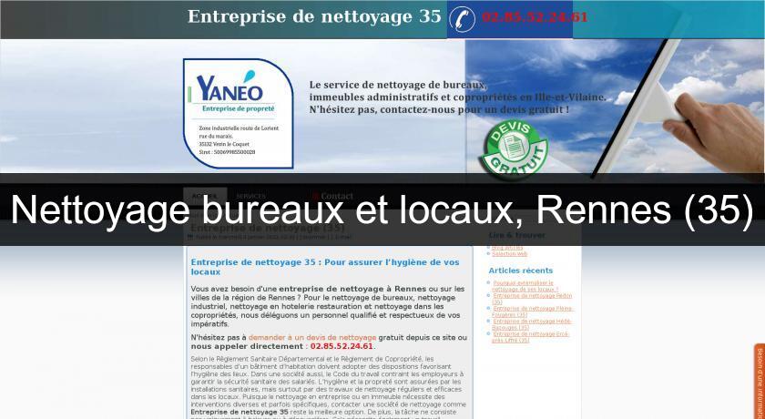 Nettoyage bureaux et locaux, Rennes (35)