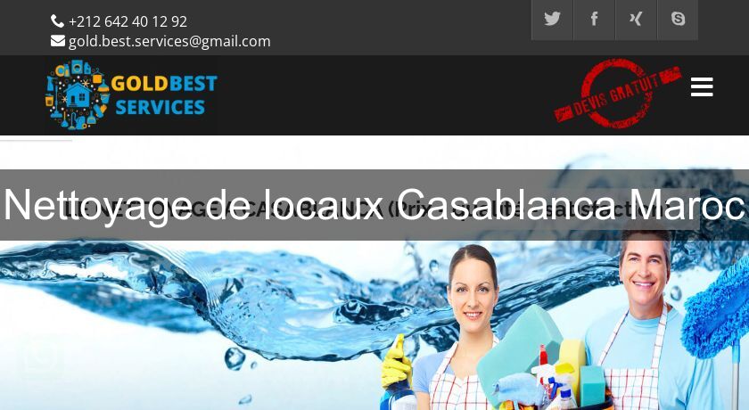 Nettoyage de locaux Casablanca Maroc