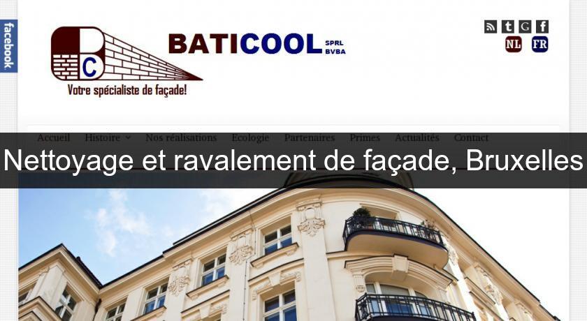 Nettoyage et ravalement de façade, Bruxelles