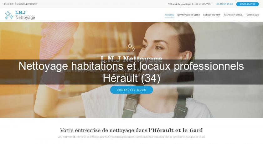 Nettoyage habitations et locaux professionnels Hérault (34)