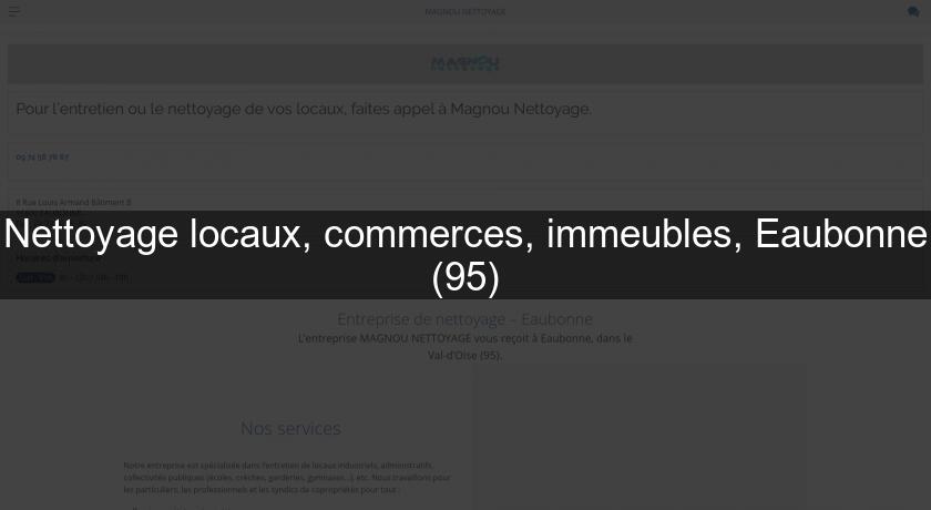 Nettoyage locaux, commerces, immeubles, Eaubonne (95) Nettoyage locaux, commerces, immeubles, Eaubonne (95)