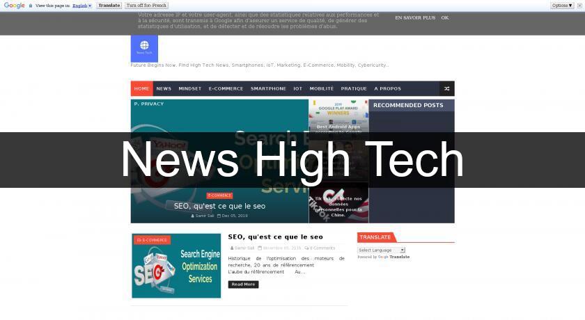 News High Tech News High Tech