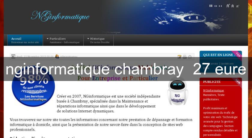 nginformatique chambray  27 eure