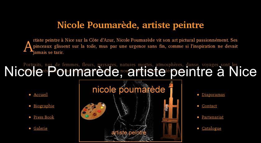 Nicole Poumarède, artiste peintre à Nice Nicole Poumarède, artiste peintre à Nice