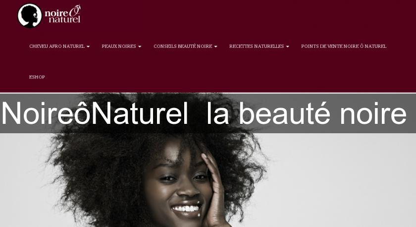 NoireôNaturel  la beauté noire 