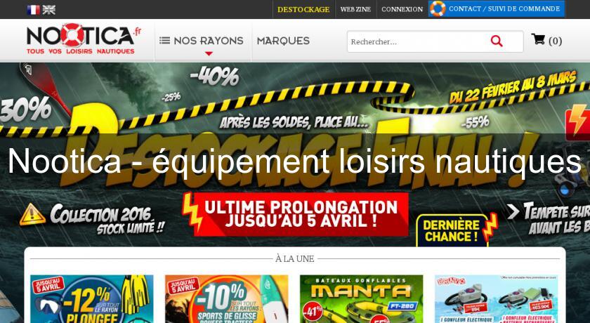 Nootica - équipement loisirs nautiques Nootica - équipement loisirs nautiques