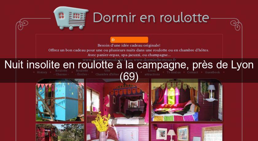 Nuit insolite en roulotte à la campagne, près de Lyon (69) Nuit insolite en roulotte à la campagne, près de Lyon (69)