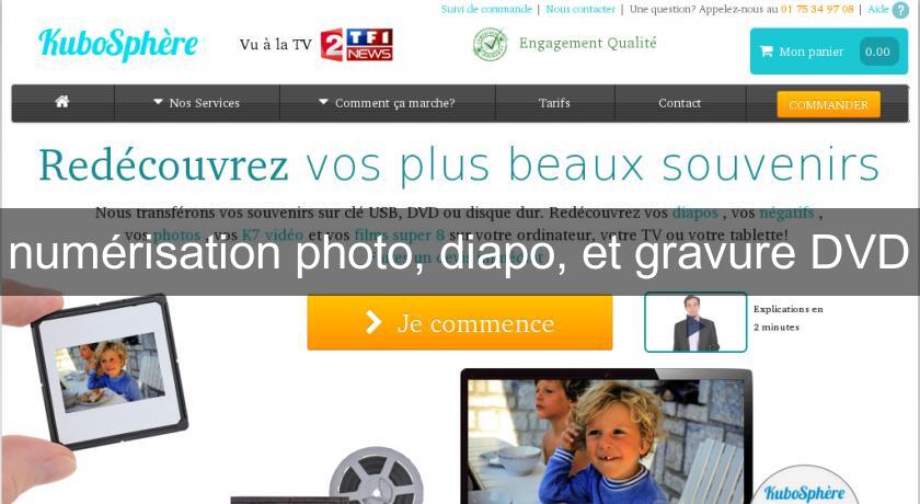 numérisation photo, diapo, et gravure DVD