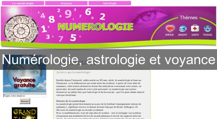 Numérologie, astrologie et voyance Numérologie, astrologie et voyance