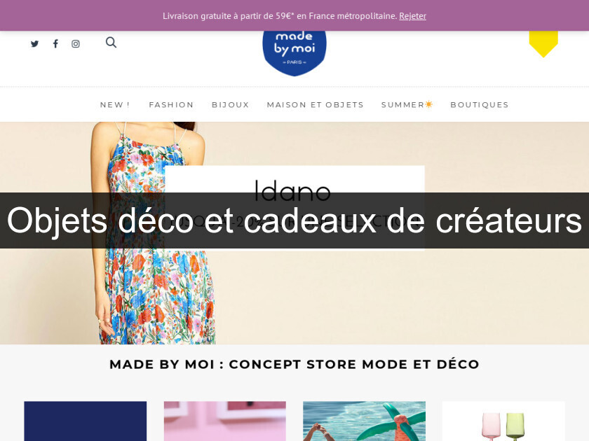 Objets déco et cadeaux de créateurs Objets déco et cadeaux de créateurs