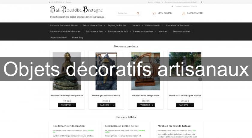 Objets décoratifs artisanaux Objets décoratifs artisanaux