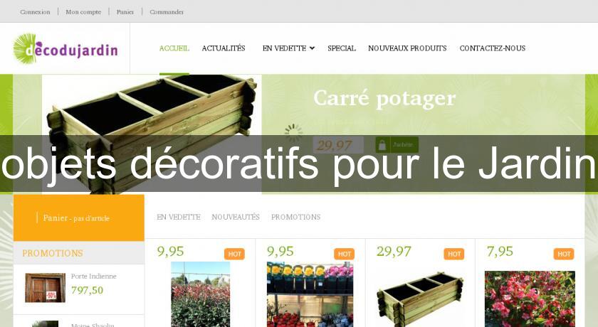 objets décoratifs pour le Jardin