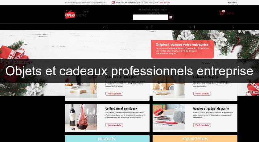 Objets et cadeaux professionnels entreprise