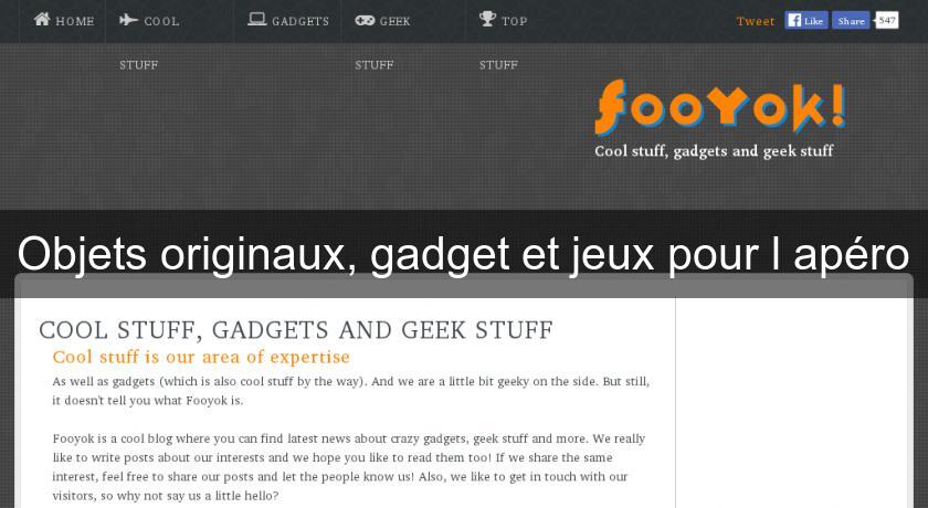 Objets originaux, gadget et jeux pour l'apéro Objets originaux, gadget et jeux pour l'apéro