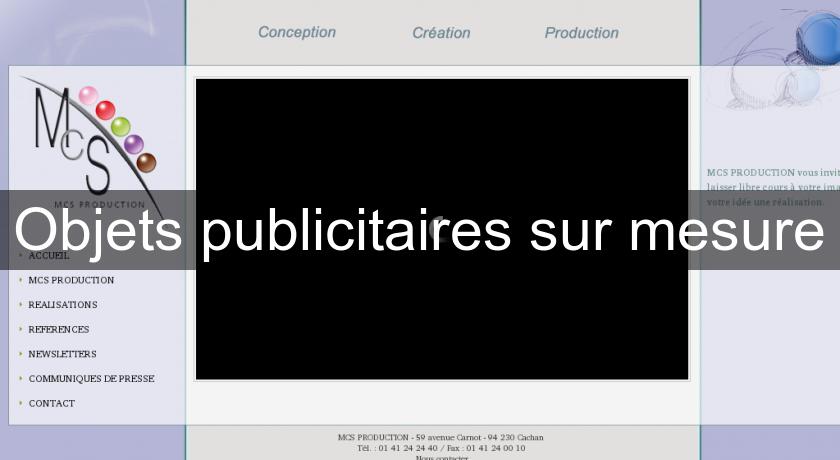 Objets publicitaires sur mesure Objets publicitaires sur mesure