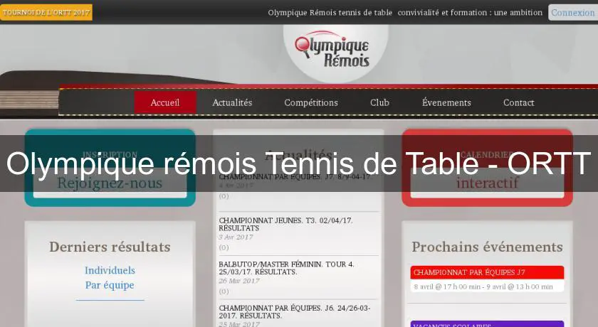 Olympique rémois Tennis de Table - ORTT