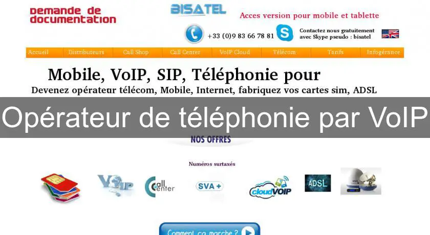 Opérateur de téléphonie par VoIP