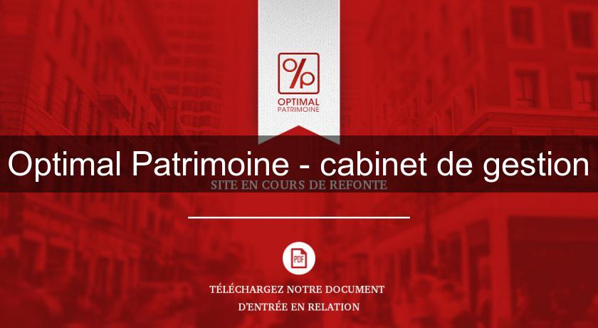 Optimal Patrimoine - cabinet de gestion Optimal Patrimoine - cabinet de gestion