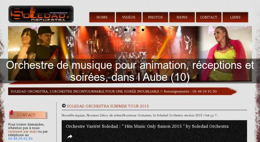 Orchestre de musique pour animation, réceptions et soirées, dans l'Aube (10)
